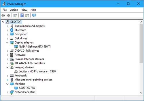 indentificar un dispositivo en windows